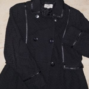 Wool trench coat